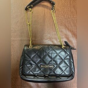 Valentino Black Quilted Shoulder Bag